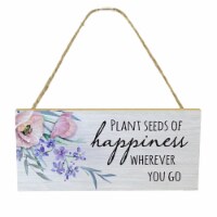 Home Decor Floral Sentiment Plaque Wood Friends Family Love Er63788 Happiness