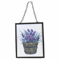 Home Decor Lavender Wildflower Wall Decor Metal Mother's Day Cg176913 Barrell