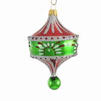 Sbk Gifts Holiday Green And Red Pendant Drop Ornament Christmas Ufo Sbk221015