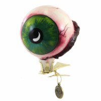 Blu Bom Green Eye Ball Ornament Glass Bloodshot Halloween Clip On 2020214