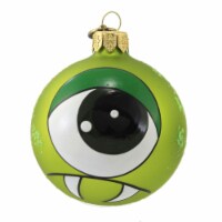 Blu Bom Monster With Fangs Ornament Glass Halloween Mike Boo 1509891