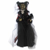 Halloween Black Widow Witch Polyresin Crow Spider Wart Ha2615