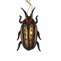 Holiday Ornament Forest Floor Bugs Insects Creepy Crawly Beetles Go6843 Black