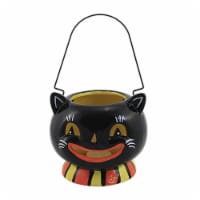 Halloween Light Up Cat Decor Johanna Parker Spooky Lantern R0083 Stripes