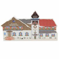 Cats Meow Village Bavarian Inn Wood Christmas Annual Frankenmuth Mi 21-532