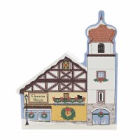 Cats Meow Village Cheese Haus Wood Christmas 2021 Frankenmuth Mi 21-531