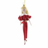 De Carlini Valentina In Red Pants Glass Ornament Italiam Dive Latina Do7712