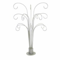 Christmas Fountain Tree Ornament Stand Metal Heavy Base 15 Hooks Bb490s