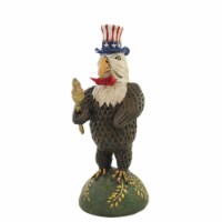 Charles Mcclenning Sweet Liberty Polyresin Eagle Patriotic Flag 24192
