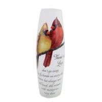 Stony Creek Angel Cardinal Lg Lighted Vase Bereavement Sympathy Red Bird Cbc2209 Love