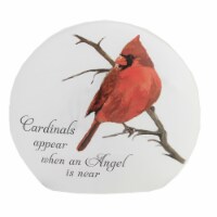 Stony Creek Angel Cardinal Sm Lit Orb Bereavement Sympathy Loss Cbc2261 Angel