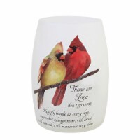 Stony Creek Angel Cardinal Lit Small Vase Bereavement Sympathy Loss Cbc2301 Love