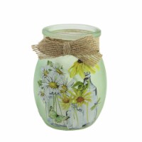 Stony Creek Mason Jar Blooms Lit Small Jar Electric Flowers Mother's Day Bfb2280 White