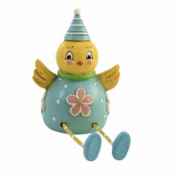 Chick Figurine - One Figurines 4.25 Inch, Polyresin - Flowers Polka Dots A5373I Perspective: Main