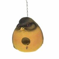 Home & Garden Bird Birdhouse Polyresin Hanging Yard Decor D2841 Brown