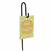 Home & Garden Plant Tag With Hook Metal Mini Greeting Message Mg180391 Hello