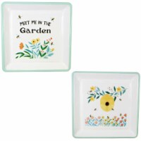 Home Decor Bee Garden Trinket Dish Metal Flowers Hive Bumble Cg177373 Garden