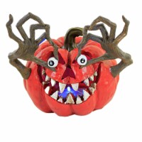 Halloween Jack-O-Lantern W/Tree Arms Light Battery Operated Eye Balls H8683 Orange