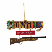 Holiday Ornament Outdoor Sportsman Sign Christmas Way Of Life J1244 Hunting