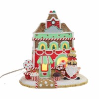Christmas Sweet Treats Gingerbread House Lighted Electric Gbj0028 Cupcake