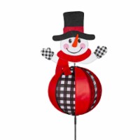 Home & Garden Christmas Stake Spinner Yard Decoration Wind Activated 45445 Snowman