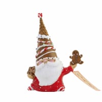 Christmas Jolly Jingle Gnome Polyresin Desserts Sweets Jol0004 Sugar Cone