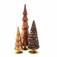 Halloween Festive Mocha Tree Set Glass Three Pieces Brown Shades Brown3