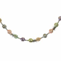 Cody Foster 1.00 Pastel Dotted Garland Christmas Easter Vintage-Looking Beads Pastel