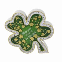 Roman 3.50 Irish Blessing Figurine St Patrick's Day Clover