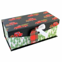 Christmas Small Magnetic Closure Box Rigid Christmas Decor Gift 1925Truck
