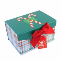 Christmas Magnetic Closure Box Small Rigid Christmas Decor Gift 1925Candycane