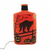 Stony Creek Halloween Pre-Lit Glass Bottle Glass Moon Witch Bats Hsh2276 Cat