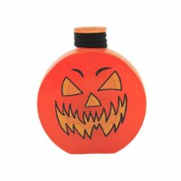 Stony Creek Halloween Pre-Lit Round Jar. Glass Jack-O-Lantern Hsh2217 Solid