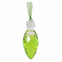 Holiday Ornament Facet Christmas Bulb Ornament Light Reflecting Nd6011566 Green