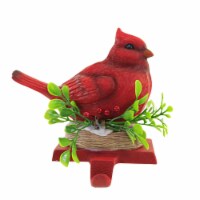 Christmas Winter Cardinal Stocking Holder Red Bird Christmas Nest Tc00151 Right Up