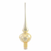SBK Gifts Holiday 13.00 Champagne Stardust Tree Topper Christmas Finial Mini Reflector