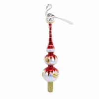 Santa Land Legend Of The Stork Finial Red Tail Baby Luck Tree Topper 220Fin562150308red
