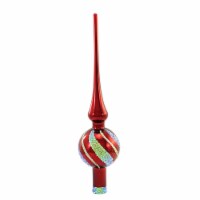 Sbk Gifts Holiday Garnet Swirls Tree Topper Small Glitter Feather Tree 512783596