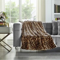 Julissa Throw-Reverse Sherpa-Cozy-Extra Soft leopard
