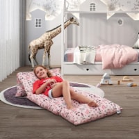 Inspired Home LC186-20PK-UE 88 x 26 in. Microfiber Posh Living Bean Bag Covers, Princess Pink