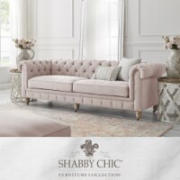 Kaleigh Sofa-Button Tufted-Rolled Arm, Sinuous Springs-Round Bun Leg with Caster, Removable