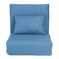 Relaxie Linen 5-Position Adjustable Convertible Flip Chair Sleeper Dorm Bed Couch Lounger So