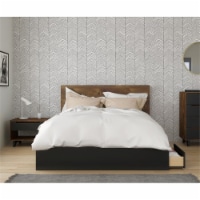 Liberia 3 Piece Queen Size Bedroom Set Truffle & Black