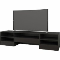 Nexera 109006 Rustik TV Stand 72-inch 1 Drawer Black