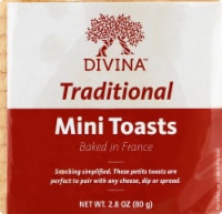 Divina™ Traditional Mini Toasts 2.8 oz Perspective: Main