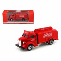 Motorcity Classics MCC440537 1947 Coca Cola Delivery Bottle Truck Red 1 87 Diecast Model