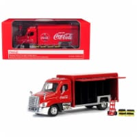 Motorcity Classics 450060 Beverage Delivery Truck Coca-Cola with Handcart & 4 Bottle Cases 1-
