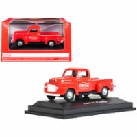Motor City Classics 472001 1948 Ford F1 Pickup Truck Coca-Cola 1 by 14 2 Diecast Model Car, R