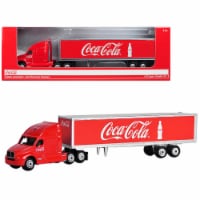 Motorcity Classics 487010 Classic Long Hauler Tractor Trailer Coca-Cola Red 1 by 87 HO Scale