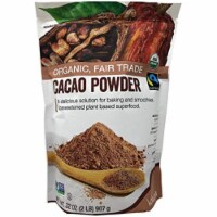 Volupta Organic & Fair Trade Unsweetened Super Food Cacao Powder 32 OZ